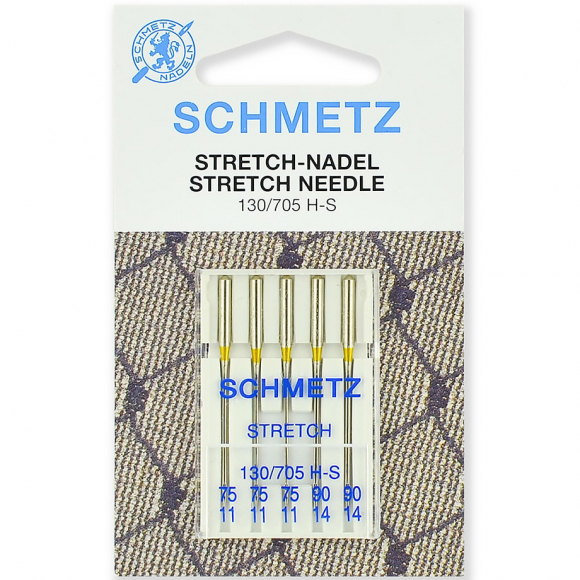 Schmetz 130/705 H-S, голки для стрейч для побутових швейних машин