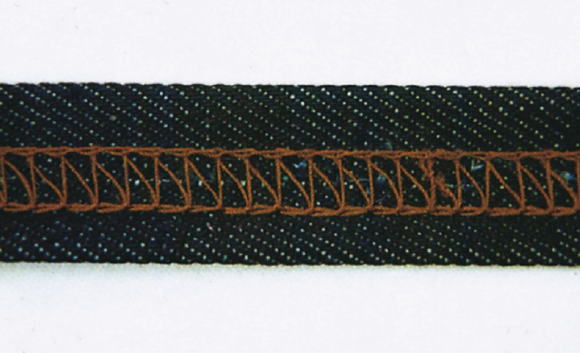 Jack 82000C, двухигольная швейная машина для изготовления шлевок