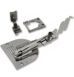 UMA-69, приспособление для окантовки в 4 сложения и вшивания резинки на машине зигзаг