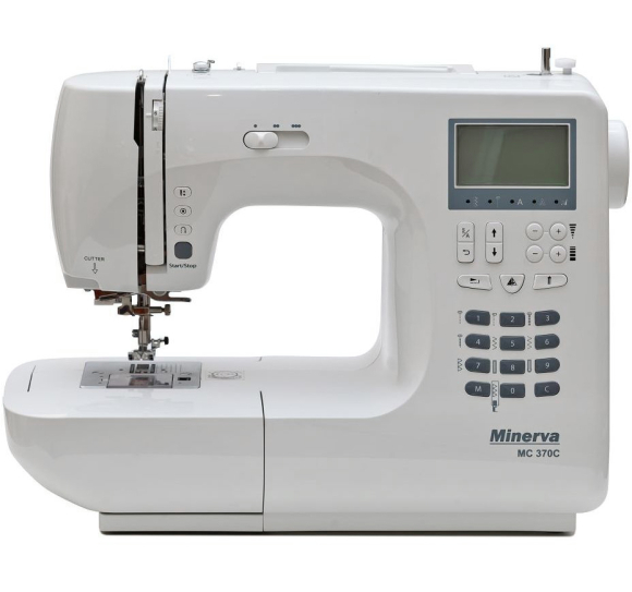 Minerva MC 370C, комп'ютерна швейна машина з вбудованим оверлоком