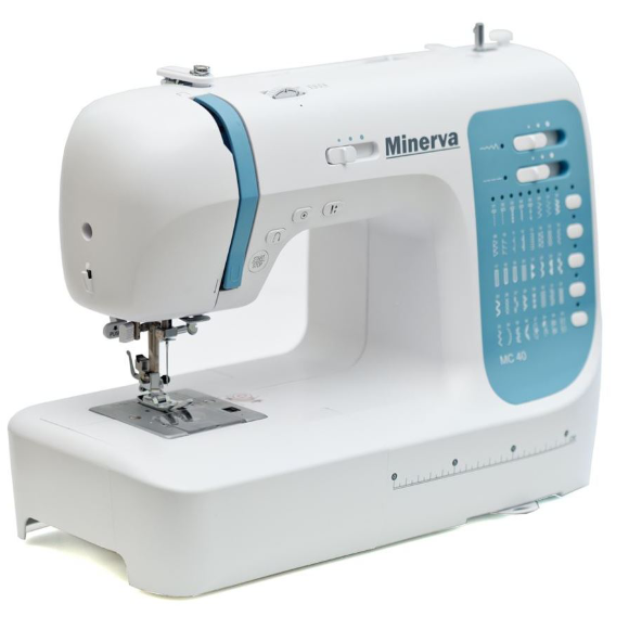 Minerva MC 40, компьютерная бытовая швейная машина, 40 швейных операций