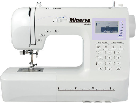Minerva MC 400, компьютеризированная швейная машинка со встроенной памятью
