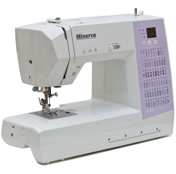 Minerva MC 60C, компьютерная швейная машина с автоматической обрезкой нити