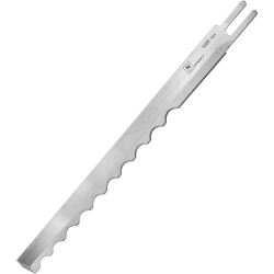 Strong H 10EW, волнистое лезвие из легированной стали для сабельного ножа длиной 10 дюймов