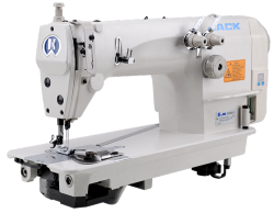 Jack 8558G-1-WZ, одноигольная швейная машина цепного стежка со встроенным сервомотором