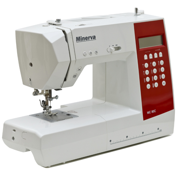 Minerva MC 90C, комп'ютерна швейна машина з автоматичним обрізанням нитки