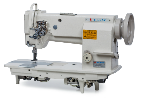 Shunfa SF 20606-2, двоголкова швейна машинка по шкірі з потрійним просуванням Shunfa SF 20606-2, двоголкова швейна машинка по шкірі з потрійним просуванням