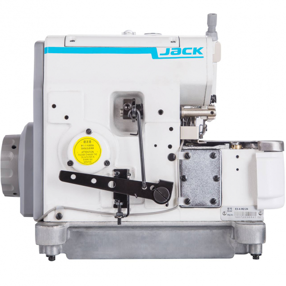 Jack E3-4-M2-24, чотиринитковий промисловий оверлок з енергоефективним вбудованим сервомотором Jack E3-4-M2-24, чотиринитковий промисловий оверлок з енергоефективним вбудованим сервомотором
