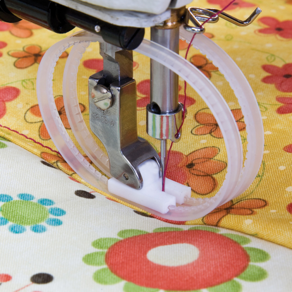 Golden Eagle TRF1, пластиковая лапка с нейлоновыми кольцами для швейной машины с нижним продвижением Golden Eagle TRF1, пластиковая лапка с нейлоновыми кольцами для швейной машины с нижним продвижением