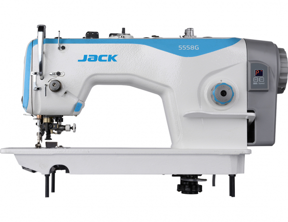 Jack JK-5558G, швейная машинка с обрезкой края и встроенным сервомотором