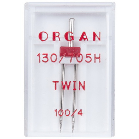 Organ 130/705 HZ Universal, універсальна подвійна голка з міжголковою відстанню 4 міліметри