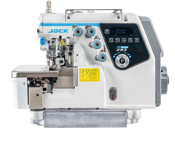 Jack C7-6-03/333, высокоскоростной компьютерный шестиниточный промышленный оверлок с встроенным сервомотором