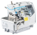 Jack C7-6-03/333, высокоскоростной компьютерный шестиниточный промышленный оверлок с встроенным сервомотором