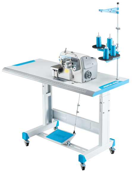 Jack C7-6-03/333, высокоскоростной компьютерный шестиниточный промышленный оверлок с встроенным сервомотором