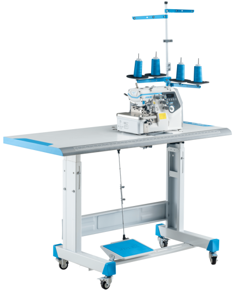 Jack C7-6-03/333, высокоскоростной компьютерный шестиниточный промышленный оверлок с встроенным сервомотором