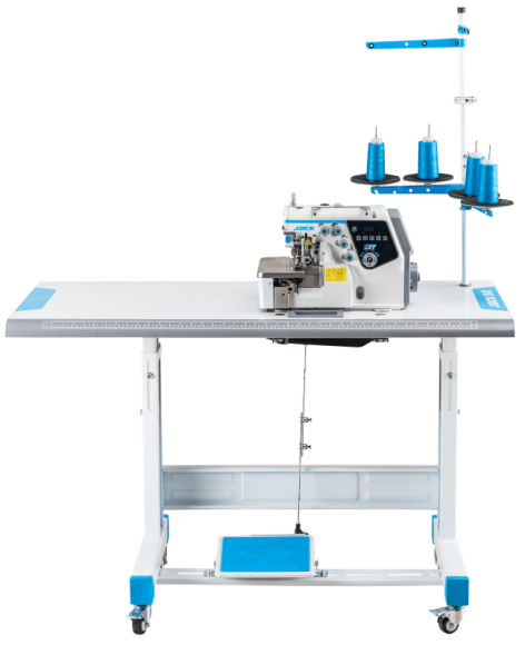 Jack C7-6-03/333, высокоскоростной компьютерный шестиниточный промышленный оверлок с встроенным сервомотором