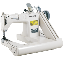 Typical GK 397, двухигольная швейная машина с п-образной платформой
