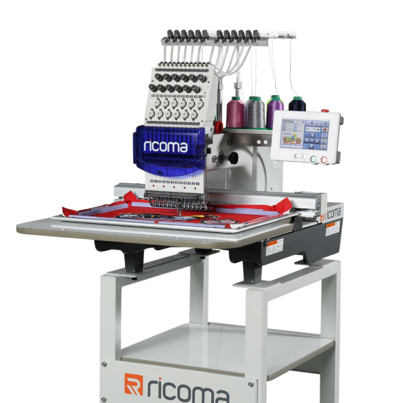 Ricoma RCM-1501TC-7s, пятнадцатиигольная промышленная вышивальная машина с рабочим полем 560 х 360 мм