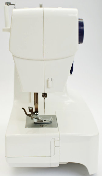 Minerva M10B, електрична швейна машина з вертикальним човником та напівавтоматичною петлею Minerva M10B, електрична швейна машина з вертикальним човником та напівавтоматичною петлею