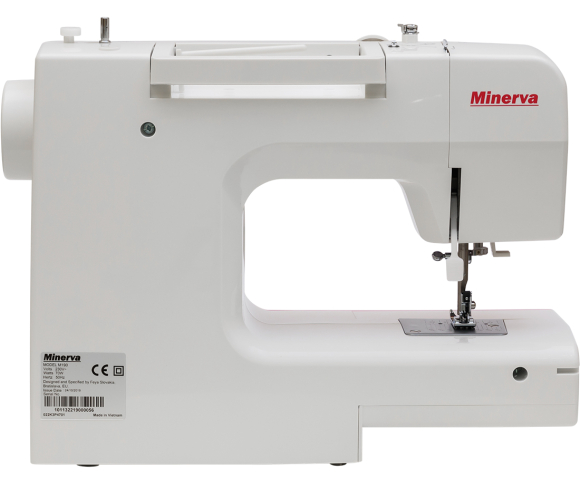 Minerva M190, побутова швейна машинка з вертикальним човником та напівавтоматичною петлею