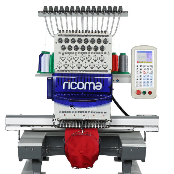 Ricoma RCM-1501PT, пятнадцатиигольная промышленная вышивальная машина с полем вышивки 560 х 360 мм
