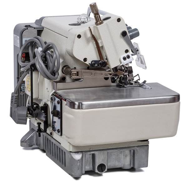 Minerva M7704JDI, высокоскоростной четырехниточный промышленный оверлок с встроенным энергосберегающим сервомотором