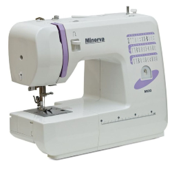 Minerva M23Q, побутова швейна машина з горизонтальним човником та автоматичною петлею Minerva M23Q, побутова швейна машина з горизонтальним човником та автоматичною петлею