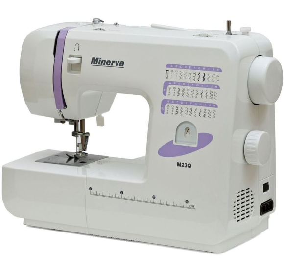 Minerva M23Q, побутова швейна машина з горизонтальним човником та автоматичною петлею Minerva M23Q, побутова швейна машина з горизонтальним човником та автоматичною петлею