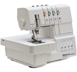 Minerva M2000PRO, 2/3/4-ниткова побутова розпошивалка з автоматичним натягом нитки та рукавною консоллю