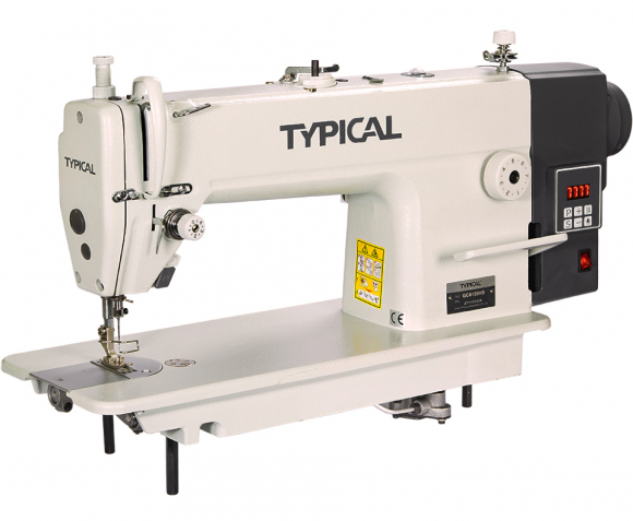 Typical GC 6150BD, промислова швейна машинка з вбудованим сервомотором та збільшеним човником