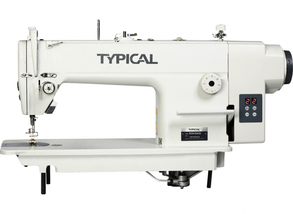 Typical GC 6150BD, промислова швейна машинка з вбудованим сервомотором та збільшеним човником