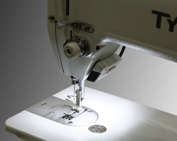 Typical GC 6150BD, промислова швейна машинка з вбудованим сервомотором та збільшеним човником