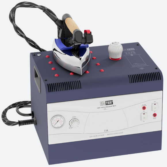 Silter Super Mini 2075, промисловий парогенератор з праскою