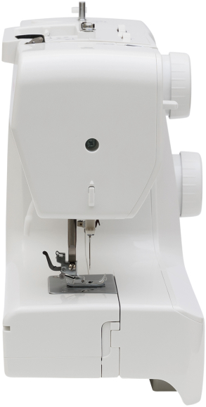 Minerva M320, бытовая швейная машинка с вертикальным челноком и полуавтоматической петлей