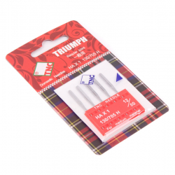 Triumph 130/705 H, п'ять універсальних голок одного розміру для побутових швейних машин Triumph 130/705 H, п'ять універсальних голок одного розміру для побутових швейних машин