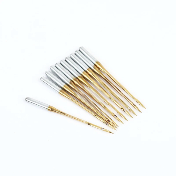 Groz-Beckert DBx1 R GEBEDUR, универсальные иглы с титановым покрытием для промышленных швейных машин