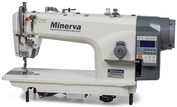 Minerva M9800JE4, промислова швейна машина з комп'ютерним управлінням, для шиття легких і середніх тканин