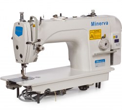 Minerva M8700DD-5, промышленная швейная машина с встроенным сервомотором, для шитья легких и средних тканей