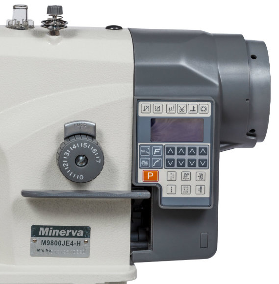 Minerva M9800JE4-H, промышленная швейная машинка с компьютерным управлением, для шитья средних и тяжелых тканей Minerva M9800JE4-H, промышленная швейная машинка с компьютерным управлением, для шитья средних и тяжелых тканей