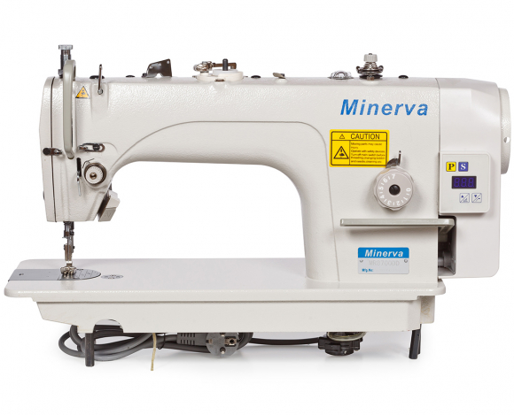 Minerva M8700DD-7, промышленная швейная машина с встроенным сервомотором, для шитья средних и тяжелых тканей