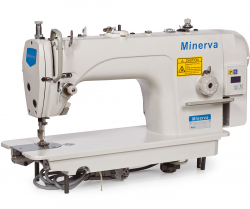 Minerva M8700DD-7, промышленная швейная машина с встроенным сервомотором, для шитья средних и тяжелых тканей