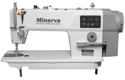 Minerva M5550-1JDE, промышленная швейная машинка с автоматической обрезкой нити, для шитья легких и средних тканей