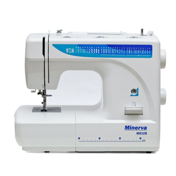 Minerva M832B, швейная машинка для дома с вертикальным челноком и полуавтоматической петлей Minerva M832B, швейная машинка для дома с вертикальным челноком и полуавтоматической петлей