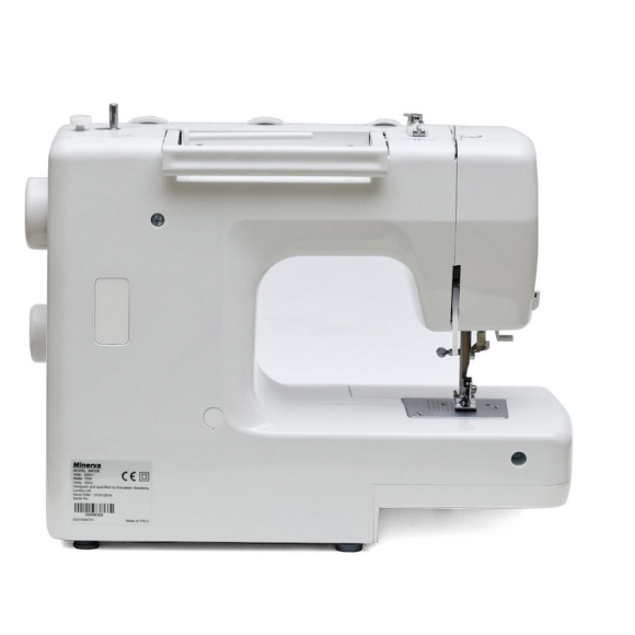 Minerva M832B, швейная машинка для дома с вертикальным челноком и полуавтоматической петлей Minerva M832B, швейная машинка для дома с вертикальным челноком и полуавтоматической петлей