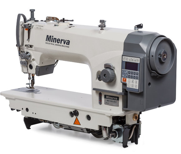 Minerva M6160-JE4, швейная машина с игольным продвижением материала с компьютерным управлением, для шитья легких и средних тканей
