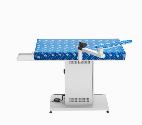 Silter TS GPS 77, прямоугольный промышленный гладильный стол с рукавом