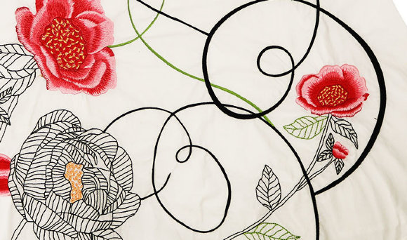 Ricoma CHT-1204, чотириголова промислова вишивальна машина з площею вишивки 1600 x 450 мм