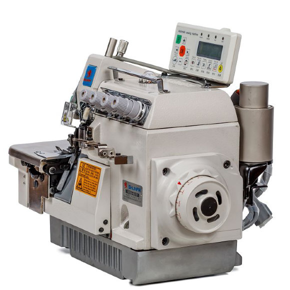 Shunfa SF 958-4D/EP, компьютерный четырехниточный промышленный оверлок с встроенным сервомотором