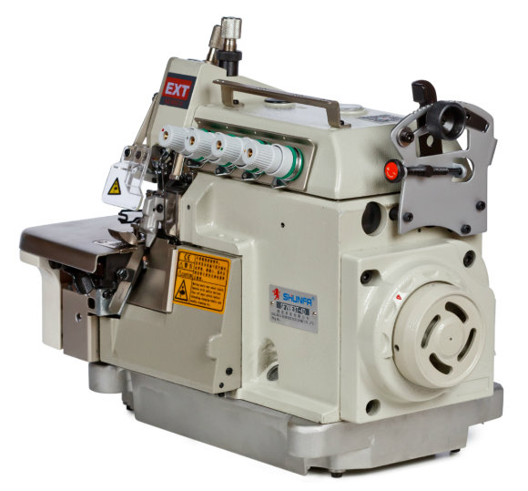 Shunfa SF 798EXT-4D, чотиринитковий промисловий оверлок з нижнім та верхнім транспортом матеріалу Shunfa SF 798EXT-4D, чотиринитковий промисловий оверлок з нижнім та верхнім транспортом матеріалу