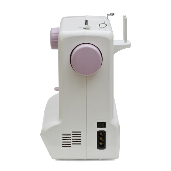 Minerva MAX 20M, електрична швейна машинка з вертикальним човником та напівавтоматичною петлею